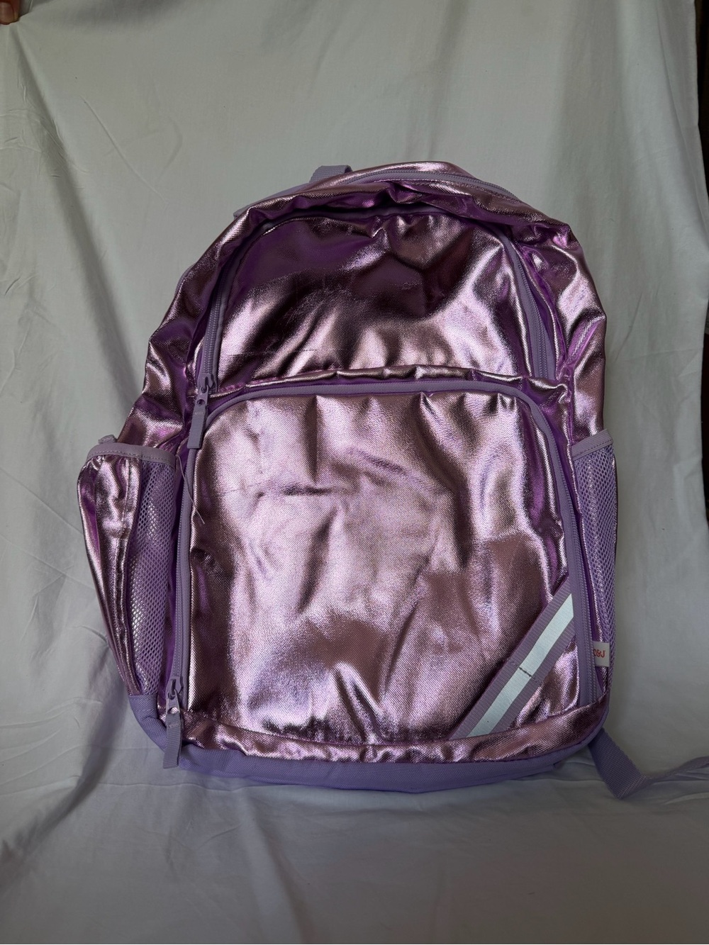 Cat & Jack Metallic Lilac Kids Backpack - Purple